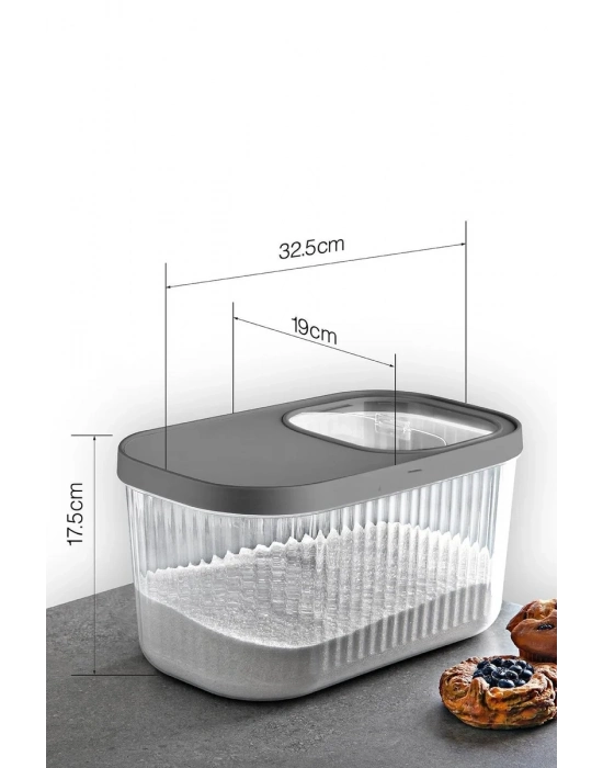 Multi Box Çok Amaçlı Kapaklı Saklama Kabı 7.5 Lt 17,5x32,5x19 cm