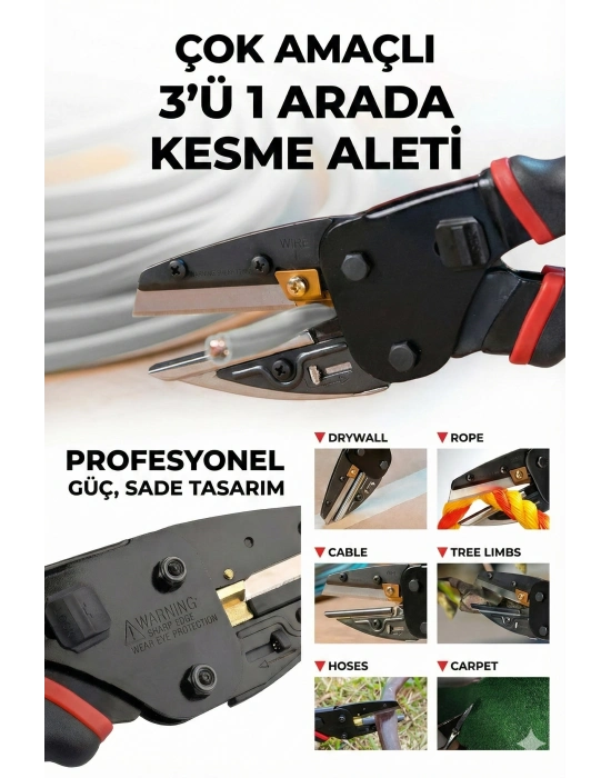 Multi Cutter Kalın Ve Sert Malzeme Kesme Aleti
