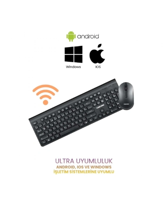 Multimedya Q Klavye Ve Mouse Seti