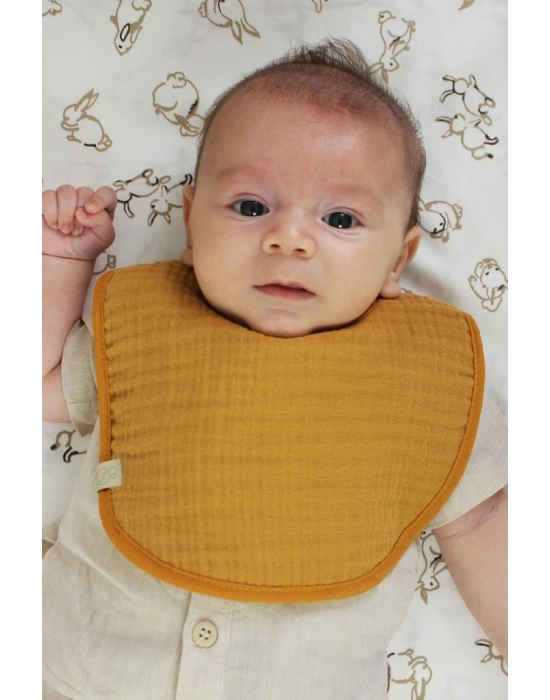 Müslin Önlük 3Lü 60101 Kiremit Bej Hardal