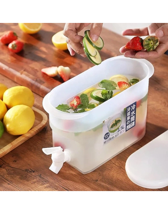 Musluklu İçecek Sebili - Buzdolabı Uyumlu - 3.5 Litre