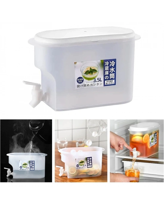 Musluklu İçecek Sebili - Buzdolabı Uyumlu - 3.5 Litre