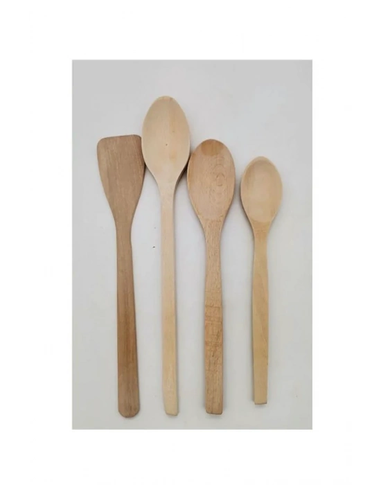 Mutfak Ahşap Kaşık Set 4lü Balsa KS-04