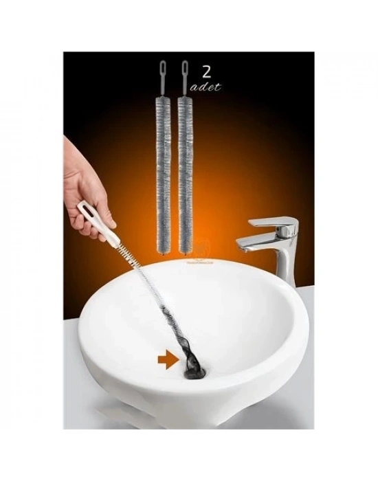 Mutfak Banyo Lavabo Gider Açma Fırçası 2 Adet