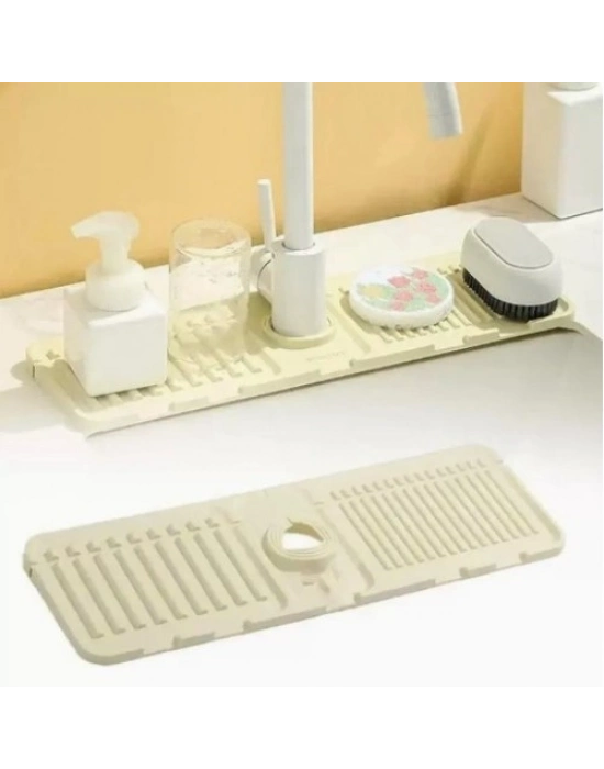 Mutfak Banyo Lavabo Kenarı Silikon Mat Gri