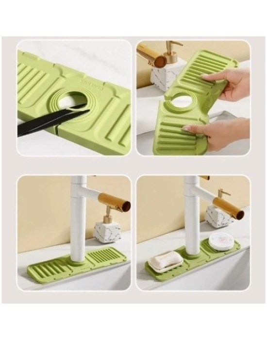 Mutfak Banyo Lavabo Kenarı Silikon Mat Gri