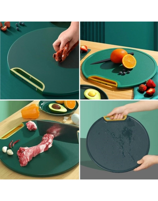 ®  Mutfak Sebze,Meyve,Et,Balık,Ekmek Doğrama Kesme Tahtası Standlı Kesim Panosu