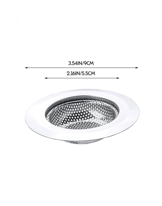 Mutfak Su Lavabo Filtresi Örgü Süzgeç Paslanmaz Çelik 7.5 cm Çap