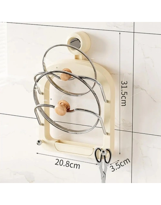 Mutfak Tava Tencere Kapak Tutucu Organizer Raf