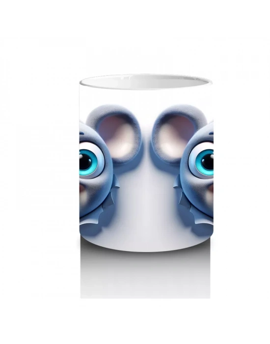 Mutlu Bakışlı Sevimli Koala İkizleri – Baskılı Kahve Kupası