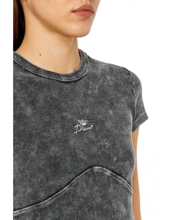 Nakış işlemeli asit yıkamalı bluz