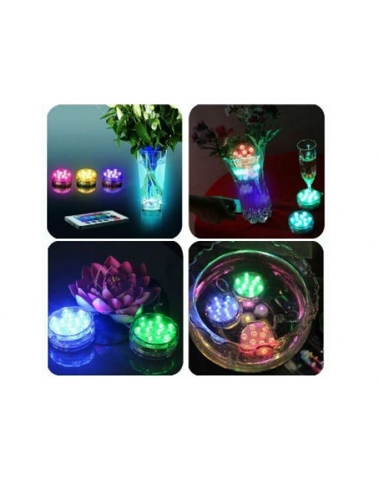 Nargile Işığı Renk Değiştiren Kumandalı Led Lamba