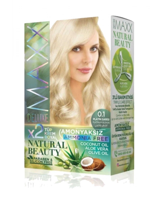 Natural Beauty Amonyaksız Saç Boyası 0.1 Platin Sarısı