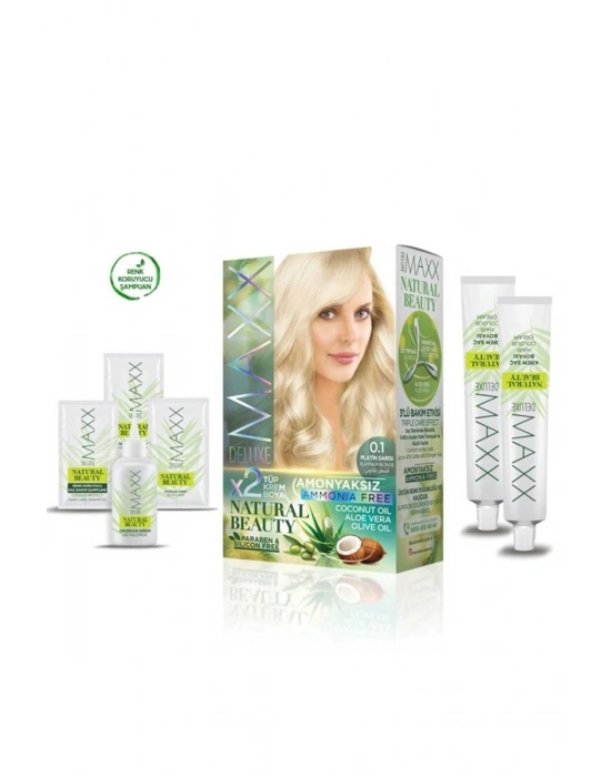 Natural Beauty Amonyaksız Saç Boyası 0.1 Platin Sarısı