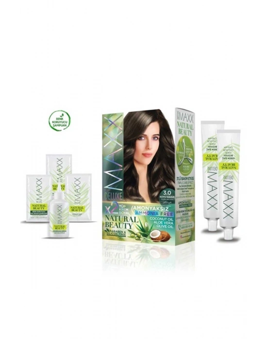 Natural Beauty Amonyaksız Saç Boyası 3.0 Koyu Kahve