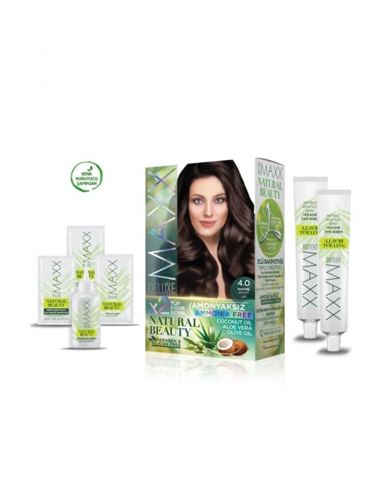 Natural Beauty Amonyaksız Saç Boyası 4.0 Kahve