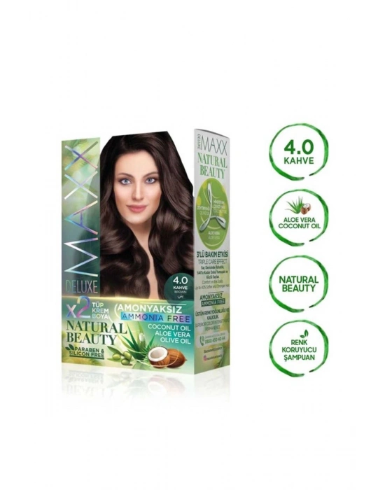 Natural Beauty Amonyaksız Saç Boyası 4.0 Kahve