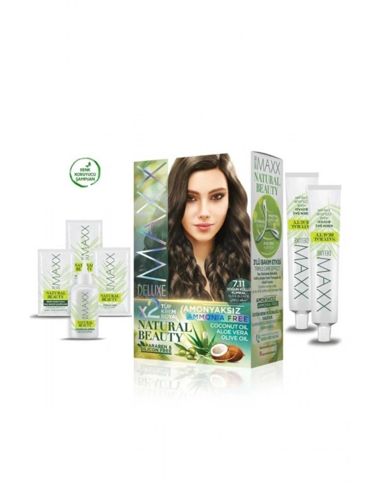 Natural Beauty Amonyaksız Saç Boyası 7.11 Yoğun Küllü Kumral