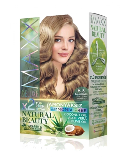 Natural Beauty Amonyaksız Saç Boyası 8.3 Bal Köpüğü