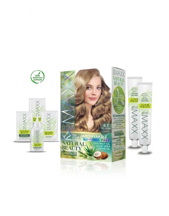 Natural Beauty Amonyaksız Saç Boyası 8.3 Bal Köpüğü