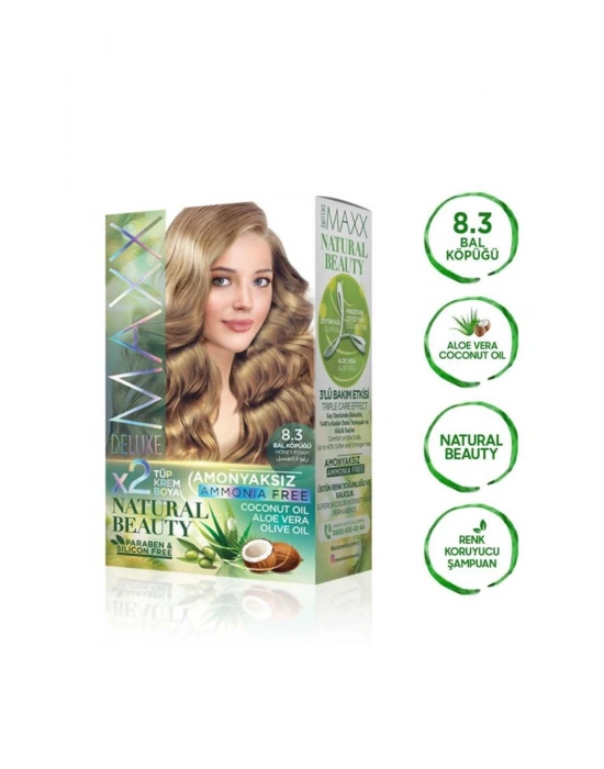 Natural Beauty Amonyaksız Saç Boyası 8.3 Bal Köpüğü