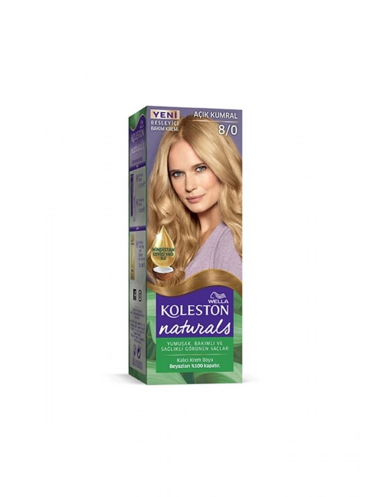 Naturals Saç Boyası Açık Kumral 8/0