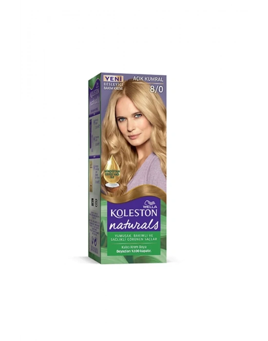 Naturals Saç Boyası Açık Kumral 8/0