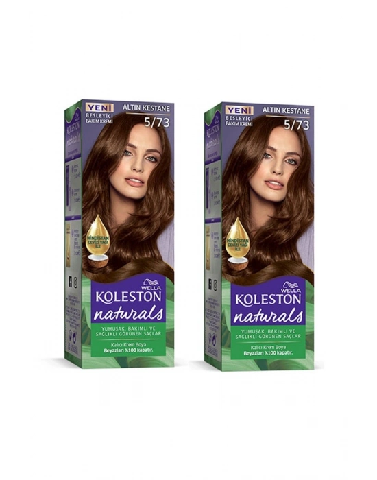 Naturals Saç Boyası Altın Kestane 5/73 2x Paket