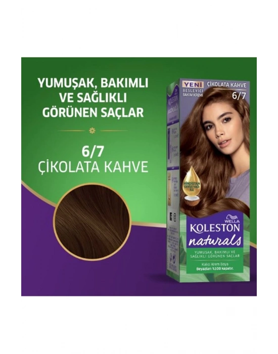 Naturals Saç Boyası Çikolata Kahve 6/7 2x Paket