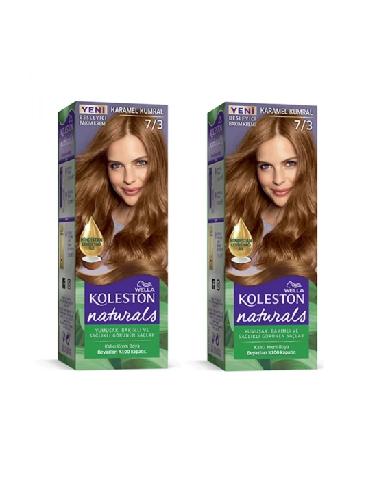 Naturals Saç Boyası Karamel Kumral 7/3 2x Paket
