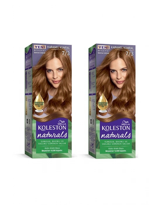 Naturals Saç Boyası Karamel Kumral 7/3 2x Paket