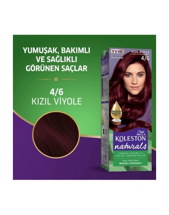 Naturals Saç Boyası Kızıl Viyole 4/6 2x Paket