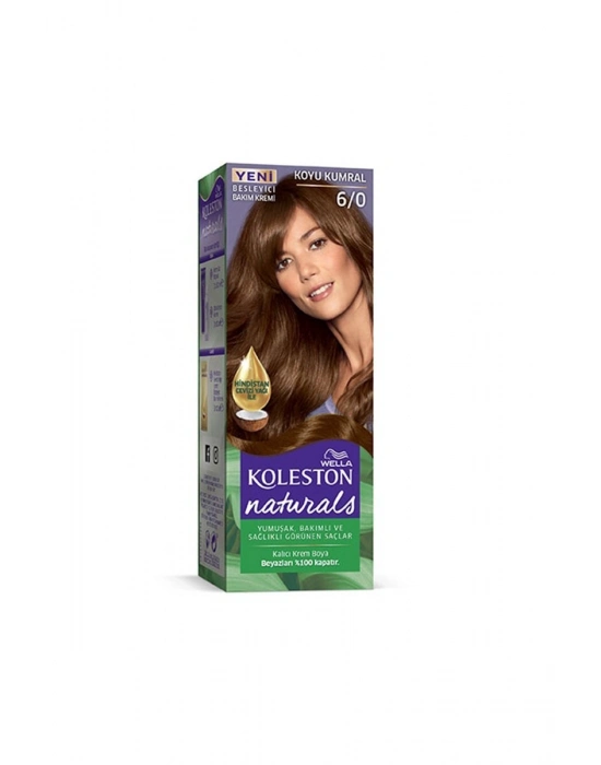 Naturals Saç Boyası Koyu Kumral 6/0
