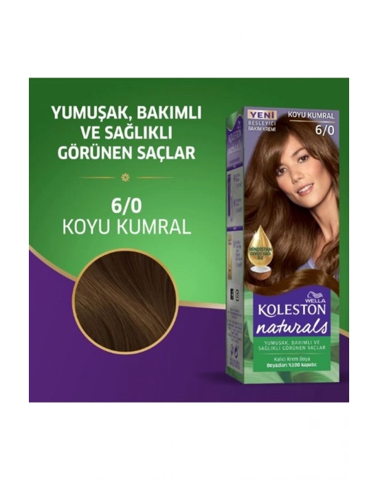 Naturals Saç Boyası Koyu Kumral 6/0