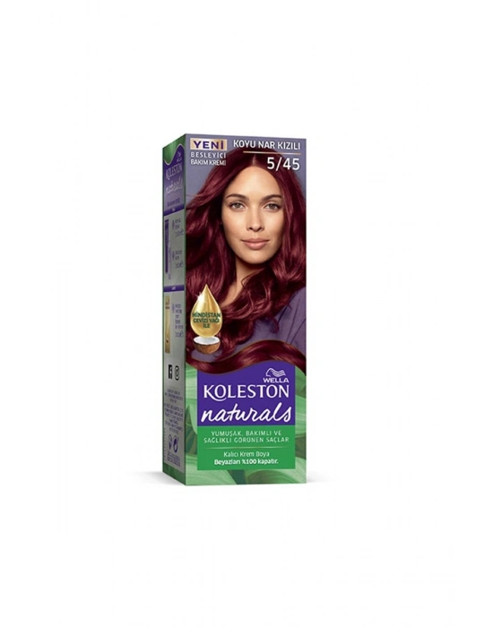 Naturals Saç Boyası Koyu Nar Kızılı 5/45