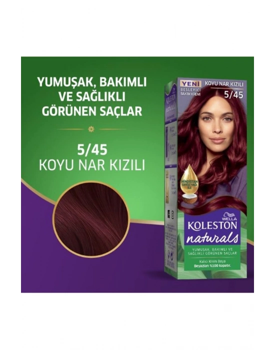 Naturals Saç Boyası Koyu Nar Kızılı 5/45