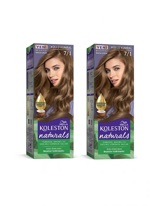 Naturals Saç Boyası Küllü Kumral 7/1 2x Paket