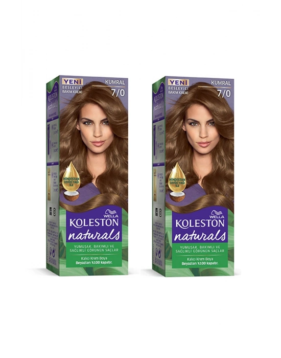 Naturals Saç Boyası Kumral 7/0 2x Paket