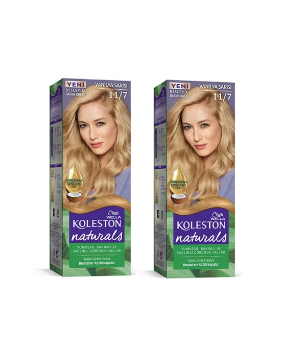 Naturals Saç Boyası Vanilya Sarısı 11/7 2x Paket