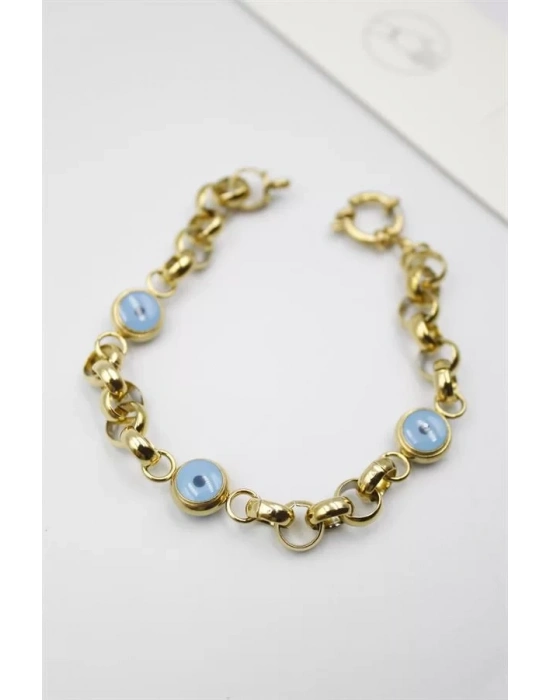 Nazar Boncuk Bileklik - Altın