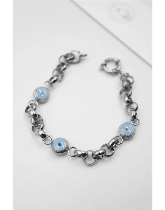 Nazar Boncuk Bileklik - Gümüş