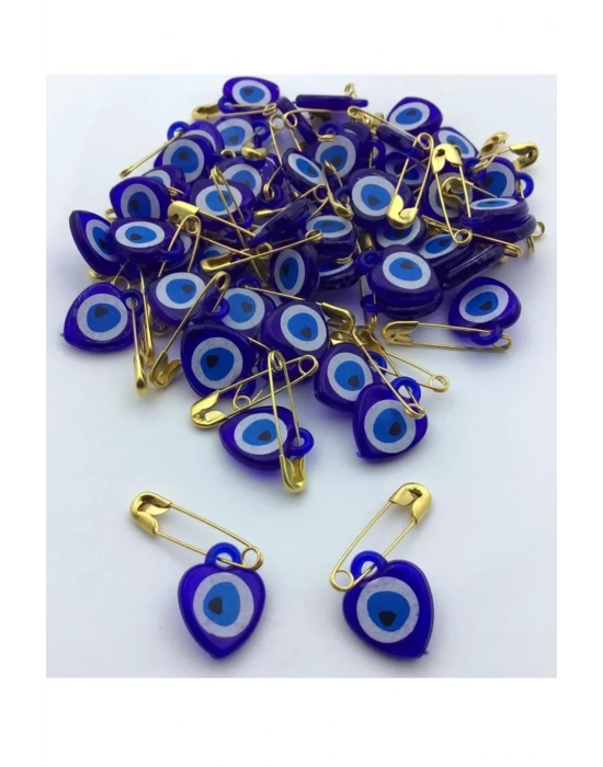 Nazar Boncuklu Çengelli Iğne 100 adet