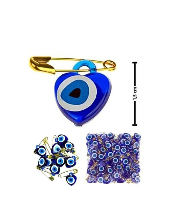 Nazar Boncuklu Çengelli Iğne 25 adet