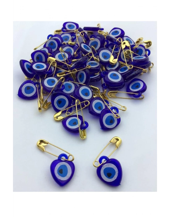 Nazar Boncuklu Çengelli Iğne 25 adet