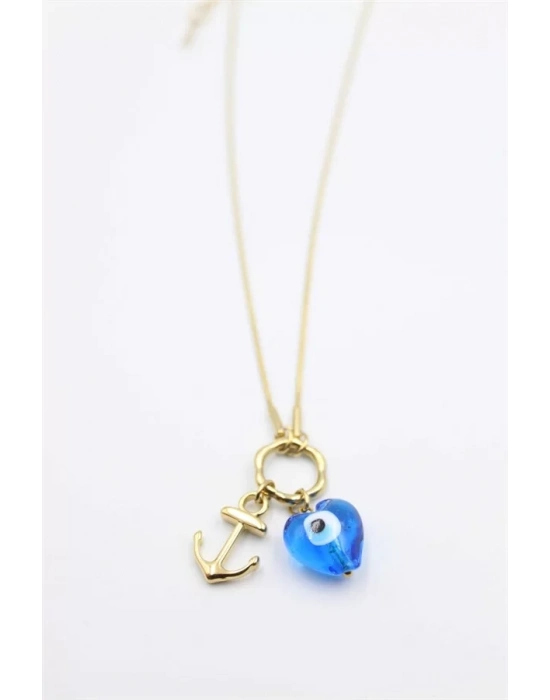 Nazar Çapa Kolye - Altın