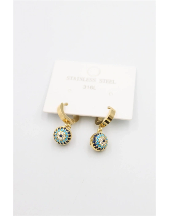 Nazar Küpe - Altın