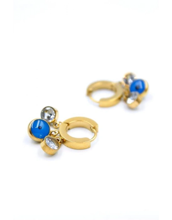 Nazar Küpe - Altın