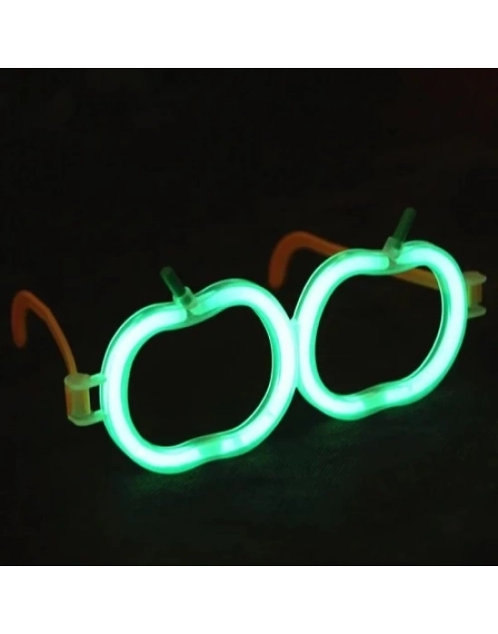 Neon Stick Elma Gözlük Seti 12 Adet