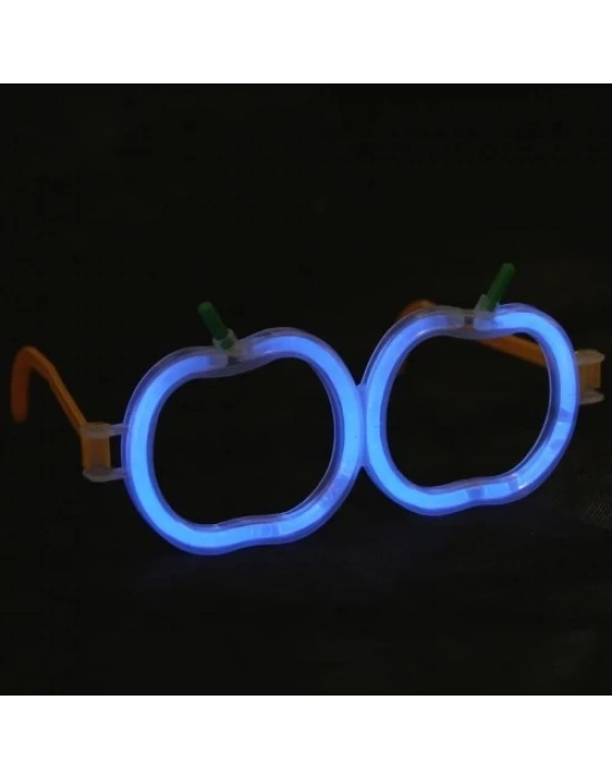 Neon Stick Elma Gözlük Seti 12 Adet