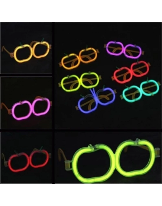 Neon Stick Elma Gözlük Seti 12 Adet